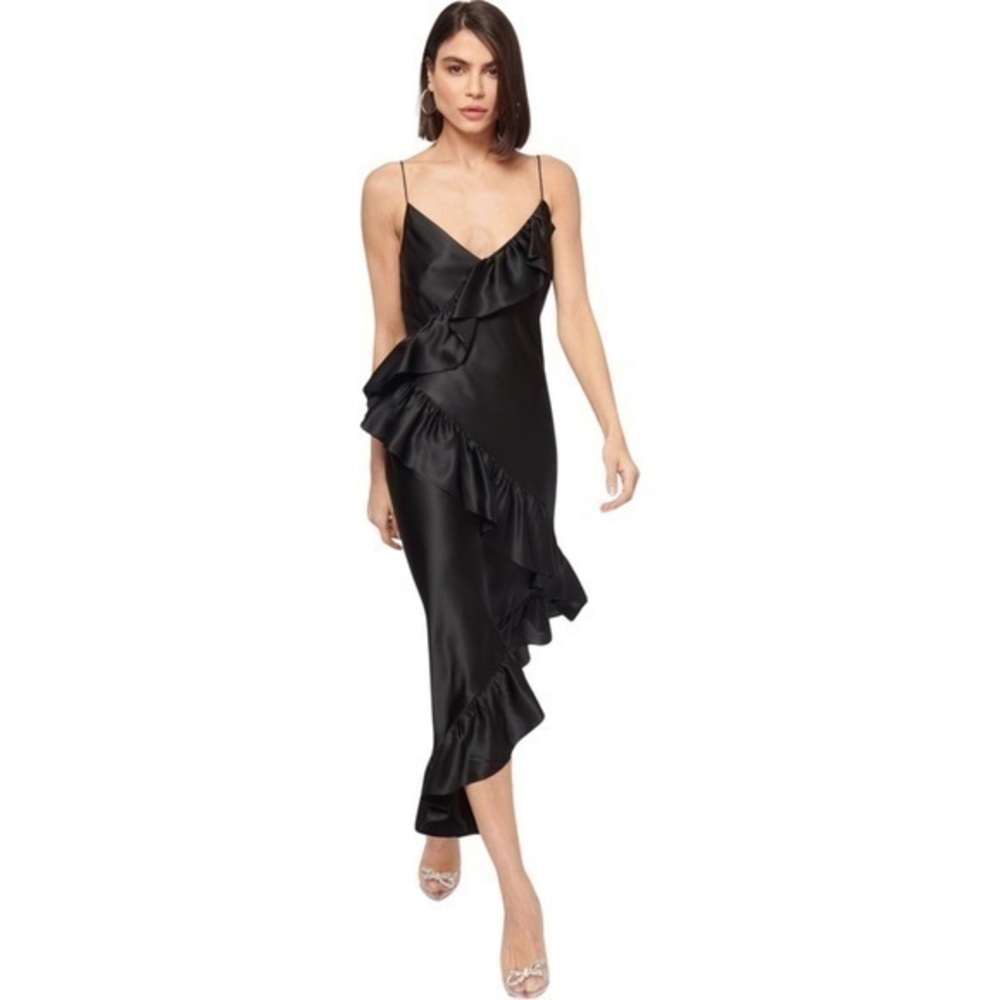 Cami NYC | Dua Silk Dress in Black - Size Small